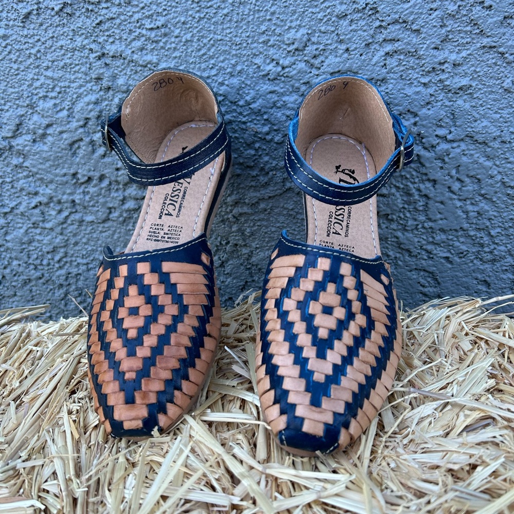 Handmade leather huaraches